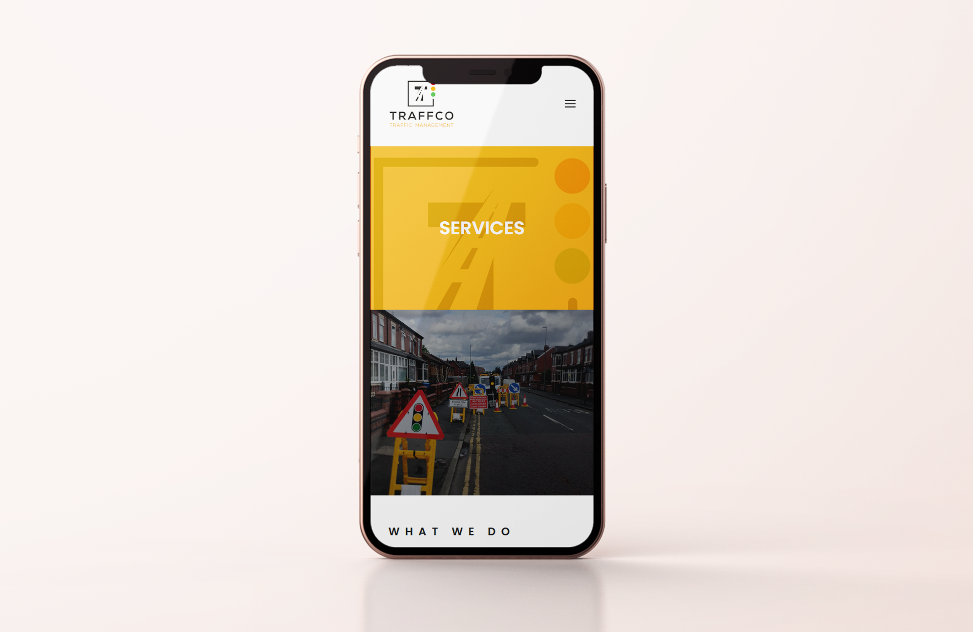Traffco Mobile device Web Design Project By Fuze Digital